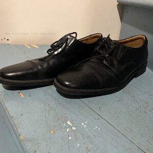 Black Clarks Dress Shoes